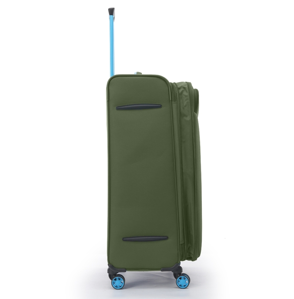 Βαλίτσα υφασμάτινη Μεγάλη DIELLE 30/70 79x48x31/34 cm Πράσινο